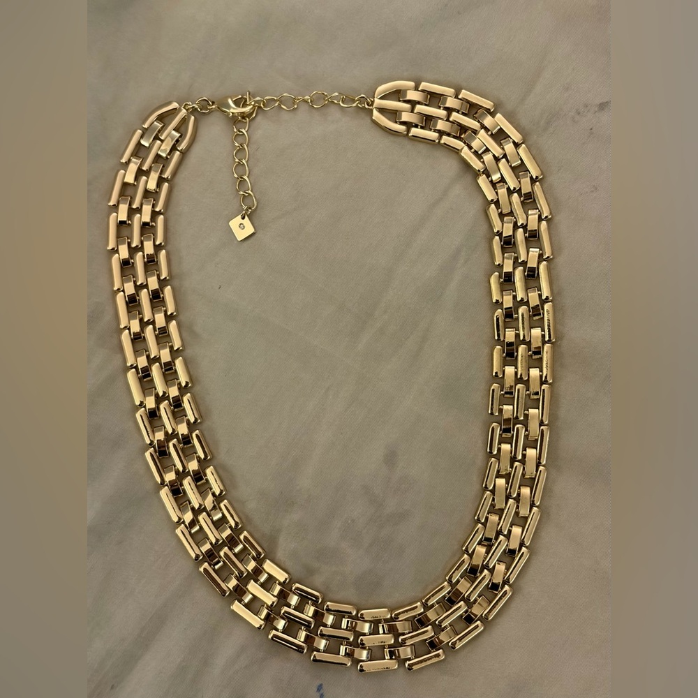 Beautiful Gold Adjustable Choker Necklace